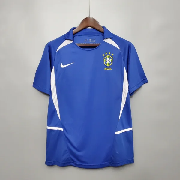Brazil Away Jersey 2002 Front View