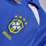 Vintage Brazil Away Football Shirt 2002