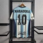 Fila Argentina 2001 Maradona Tribute Jersey Hanging Display