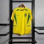 Brazil Home Jersey 2002 Retro Soccer Jersey Front View