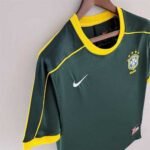 Brazil 1998 third jersey fabric close-up