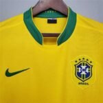 Brazil 2006 retro jersey fabric close-up