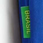 Brazil vintage football shirt recycled polyester