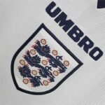 England 1996 jersey fabric close-up