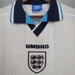 Classic England white football jersey