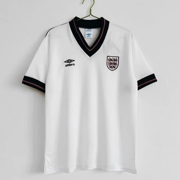 England 1986 home jersey front view