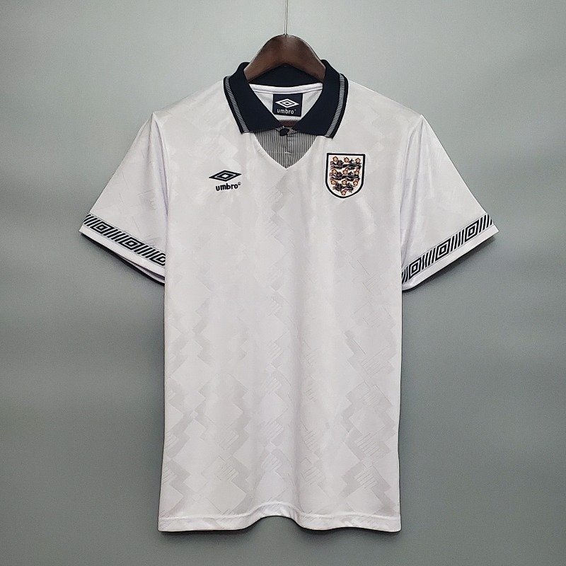 England 1990 home jersey front view
