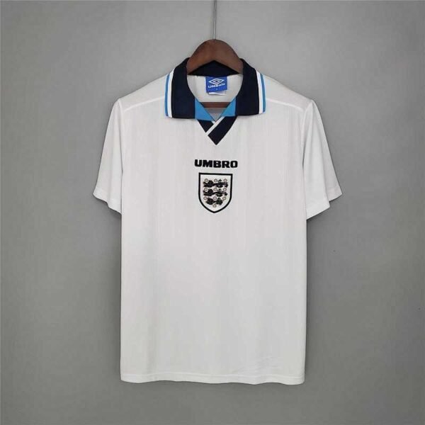 England 1996 home jersey front view