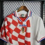 Croatia 1998 jersey fabric close-up