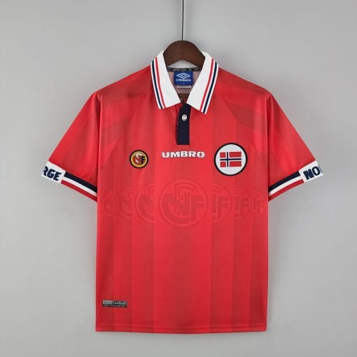 Norway 1998 Home Jersey Retro Vintage Red Football Kit