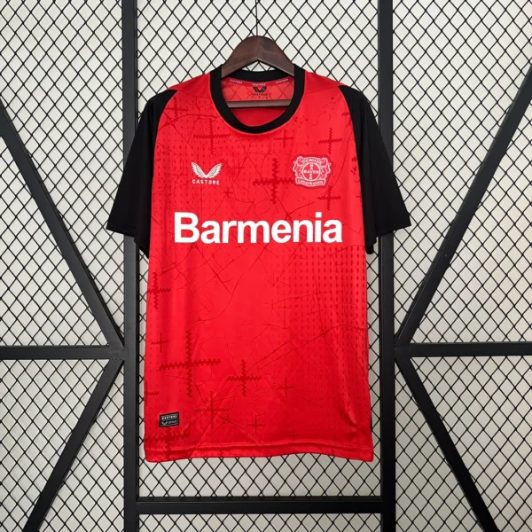 Bayer Leverkusen 2024 home jersey red football shirt Bundesliga Leverkusen kit