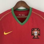 Portugal 2006 Jersey red home retro football shirt