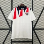 England 1992 Home Jersey white retro football shirt