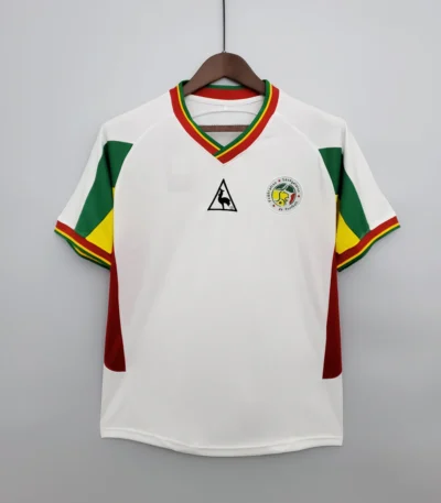 Senegal 2002 away football shirt Le Coq Sportif retro World Cup jersey