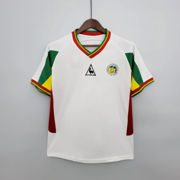 Senegal 2002 away football shirt Le Coq Sportif retro World Cup jersey
