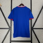 France 2024 Home Jersey blue retro football shirt