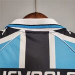 Gremio 1999-2000 home retro soccer jersey blue black white striped vintage Grêmio football shirt