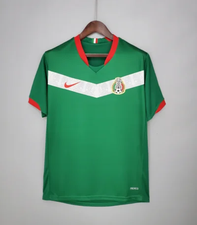 Mexico 2006 Home Retro Soccer Jersey green vintage Mexico football shirt