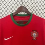 Portugal 2012 Home Jersey deep red with green details Portugal national team football shirt