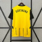 Borussia Dortmund 2024 home jersey yellow black vintage football shirt