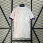 France 2024 Away Jersey white retro football shirt