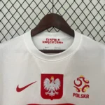 Poland Euro 2012 Home Jersey Retro Football Shirt White Red Kit