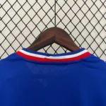 France 2024 Home Jersey blue retro football shirt