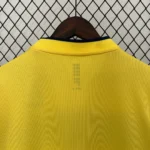 Scotland 2002 Away Jersey metallic gold with navy chest stripe Scotland national team football shirt