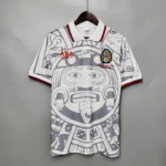 Mexico 1998 Away Jersey retro green white El Tri football shirt