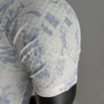 France 2022 Away Jersey blue retro football shirt