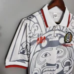 Mexico 1998 Away Jersey retro green white El Tri football shirt