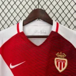 AS Monaco 2016-2017 home jersey red white diagonal vintage Monaco football shirt