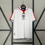 England 2004 Home Jersey white retro football shirt