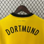 Borussia Dortmund 2024 home jersey yellow black vintage football shirt