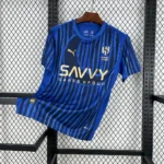 Al Hilal 2025 home jersey blue and gold Al Hilal football shirt