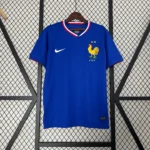 France 2024 Home Jersey blue retro football shirt