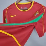 Portugal 2002 Home Retro Jersey red vintage Portugal football shirt