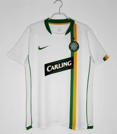 Celtic 2006 away jersey green white vintage football shirt