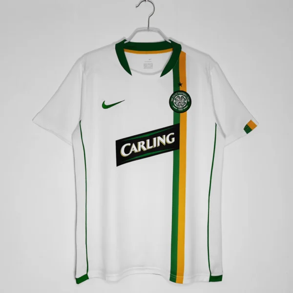 Celtic 2006 away jersey green white vintage football shirt