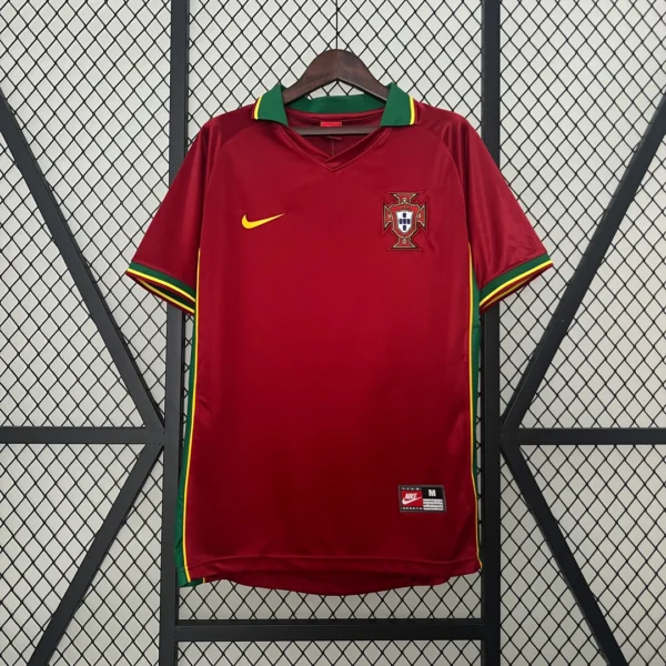 Portugal 1998 Home Jersey retro Portugal national team football shirt