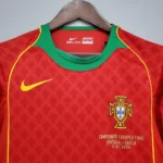 Portugal 2004 Jersey Euro Final red retro football shirt