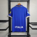 Italy 1996 Home Jersey blue retro football shirt