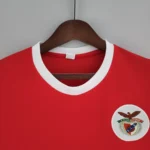 Benfica 1973 home jersey red white vintage Portugal football shirt
