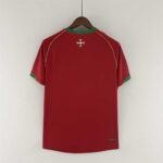 Portugal 2006 Jersey red home retro football shirt