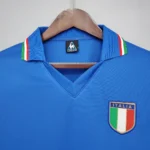 Italy 1982 Home Jersey blue retro football shirt