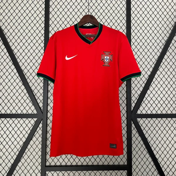 Portugal 2024 Jersey home red green national team football shirt