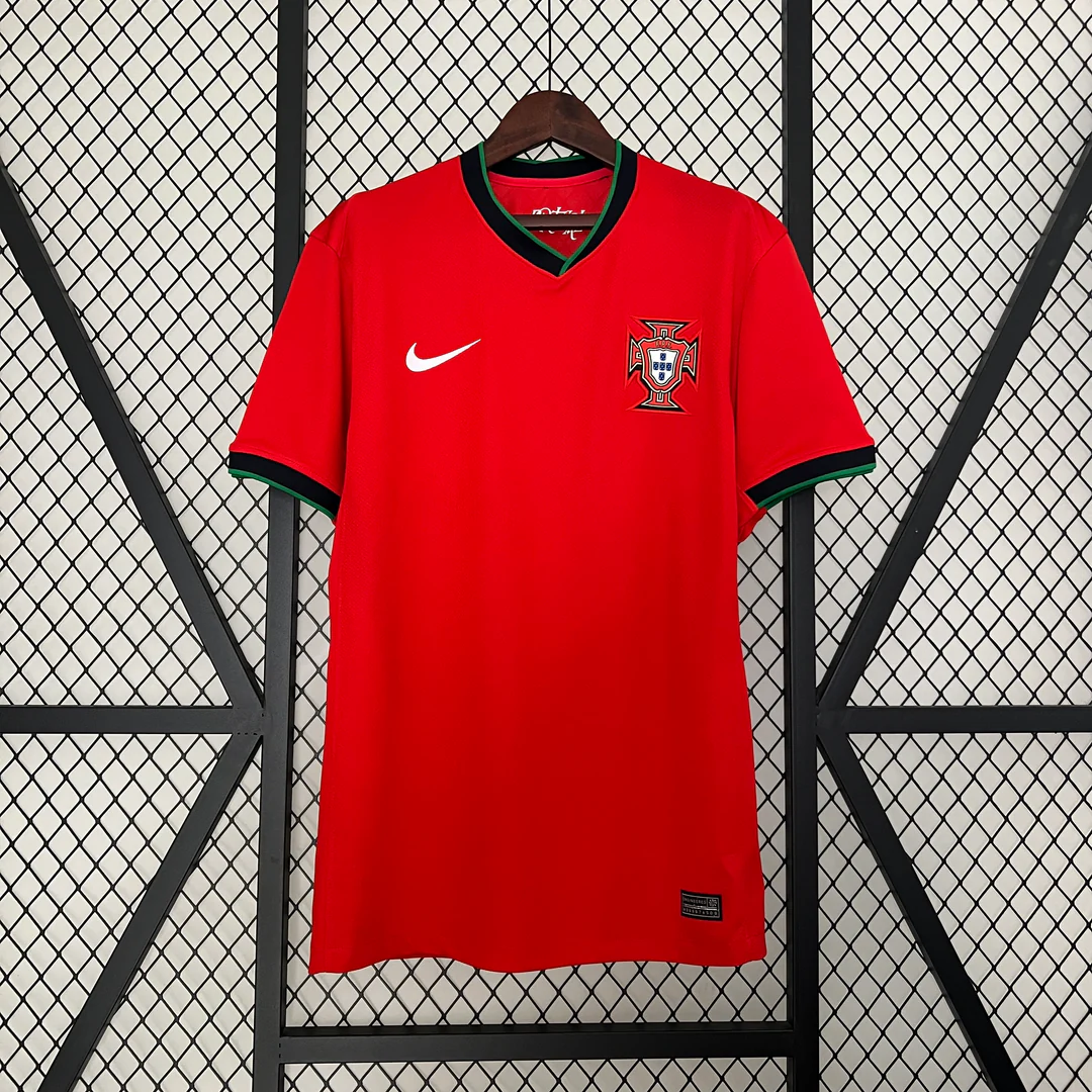 c46b0339 Portugal 2024 Jersey home red green national team football shirt