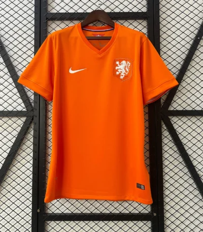 Netherlands 2014 Jersey royal orange World Cup home shirt