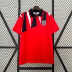 England 1992 Away Jersey light blue retro football shirt