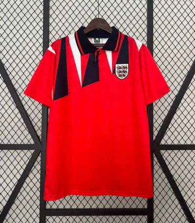 England 1992 Away Jersey light blue retro football shirt